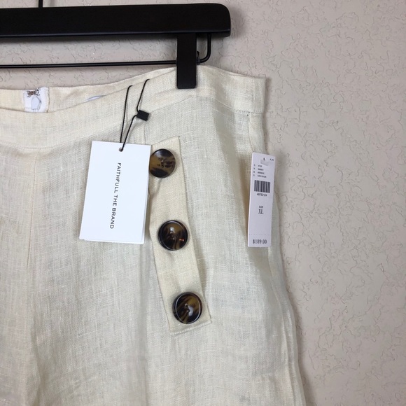 Faithfull The Brand • Arita Linen Blend Wide Leg - Picture 5 of 12